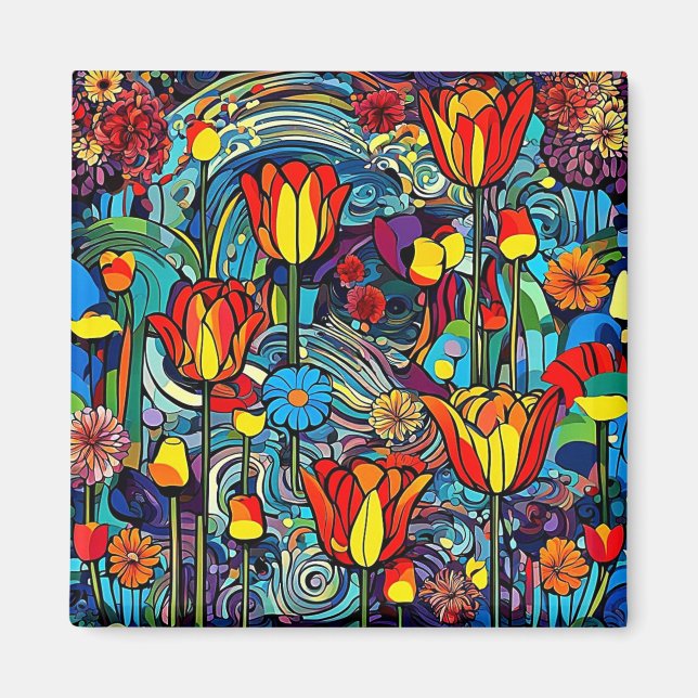 Imán Tulipa 4 (Frente)