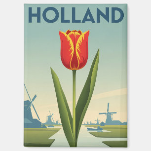 Imán Tulipán en Holanda Países Bajos