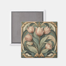 Tulipanes Art Nouveau