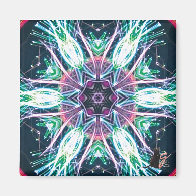 Imán Tulipanes Caleidoscopio (Frente)