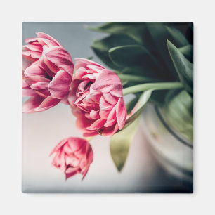 Imán Tulipanes en un florero