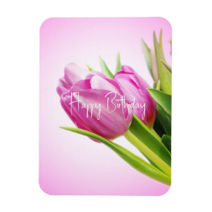 Imán Tulipanes rosados