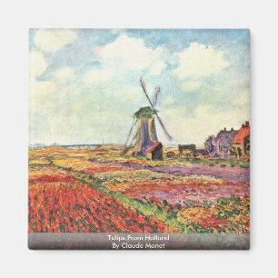 Imán Tulips, De Holanda, Por Claude Monet