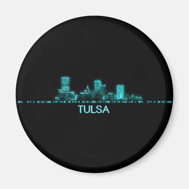 Imán Tulsa Skyline (Frente)