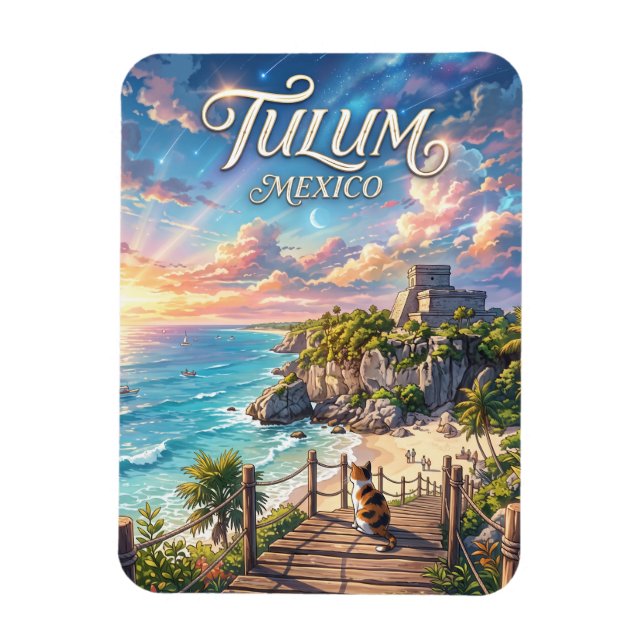 Imán Tulum México (Vertical)