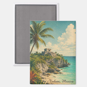 Imán Tulum México Antiguo
