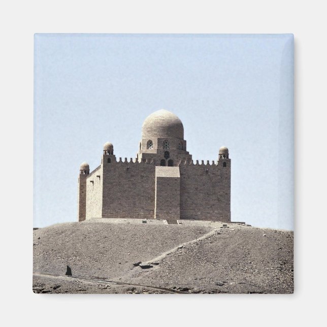 Imán Tumba de Aga Khan, Aswan, desierto de Egipto (Frente)
