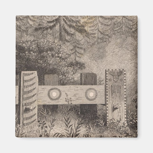 Imán Tumba de Concomely, Astoria, Oregón (Frente)