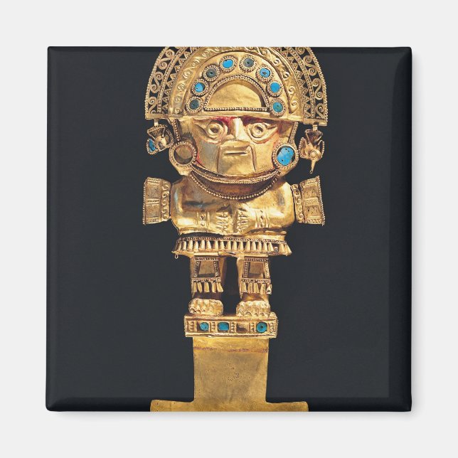 Imán Tumi o cuchillo ceremonial en forma de (Frente)