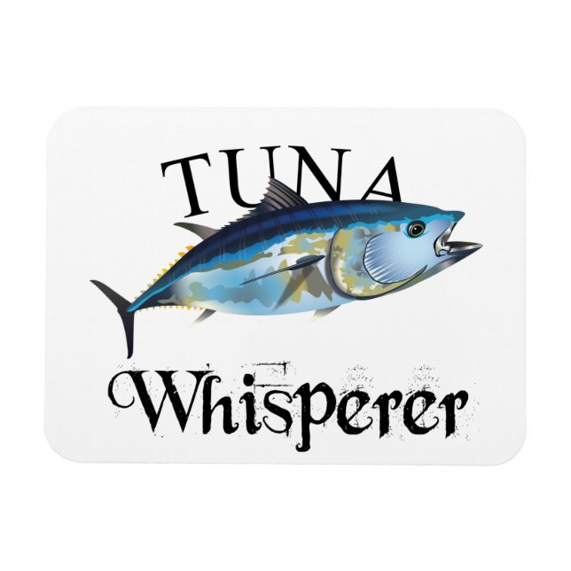 Imán Tuna Whisperer de color claro (Horizontal)