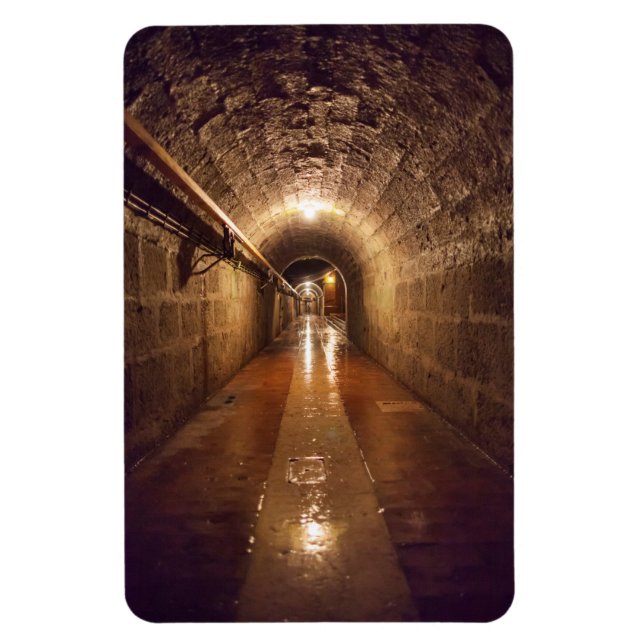 Imán Túnel de mina de sal tenuemente iluminado (Vertical)