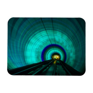 Imán Túnel ferroviario azul, Singapur
