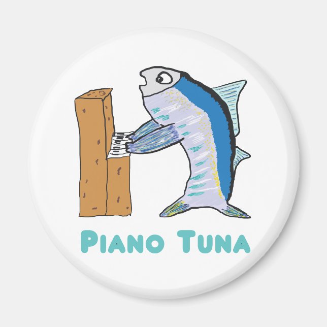 Imán Túner de piano (atún de piano) (Frente)