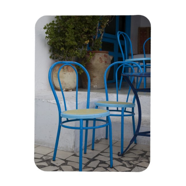 Imán Túnez, Sidi Bou Said, sillas de café (Vertical)