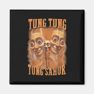 Imán Tung Tung Tung Sahur Gracioso Meme Brainrot Humor 