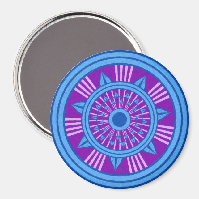 Imán Tunnel Vision Mandala (Anverso/Reverso)