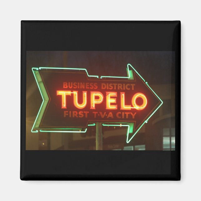 Imán ¡Tupelo! (Frente)