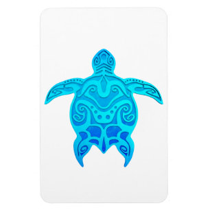 Imán Turba tribal azul
