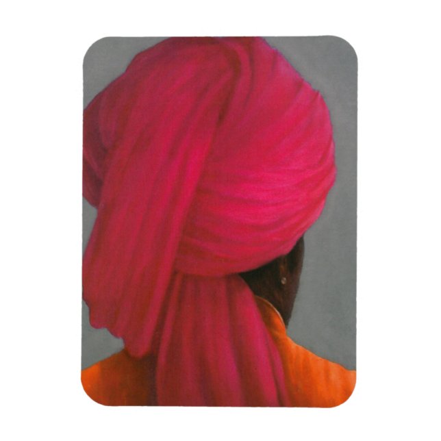Imán Turbán rosa (Vertical)