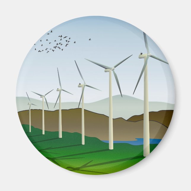 Imán Turbinas eólicas (Frente)