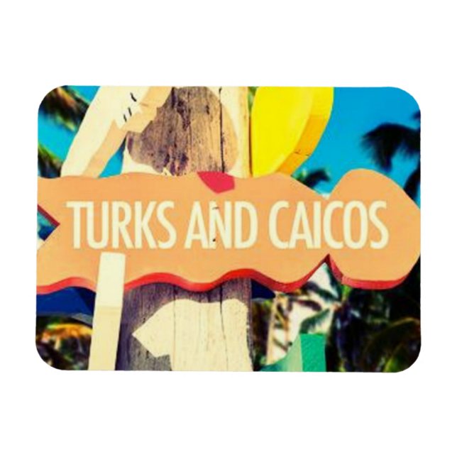 Imán Turcas y Caicos (Horizontal)