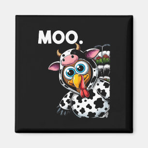 Imán Turco Moo Cow Cstume Gracioso Día de Acción de Gra