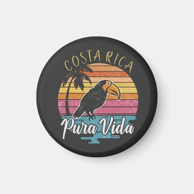 Imán Turismo de Costa Rica, Pura Vida (Frente)