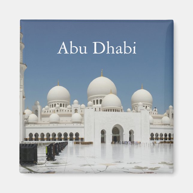 Imán Turismo de Viaje de Abu Dhabi (Frente)