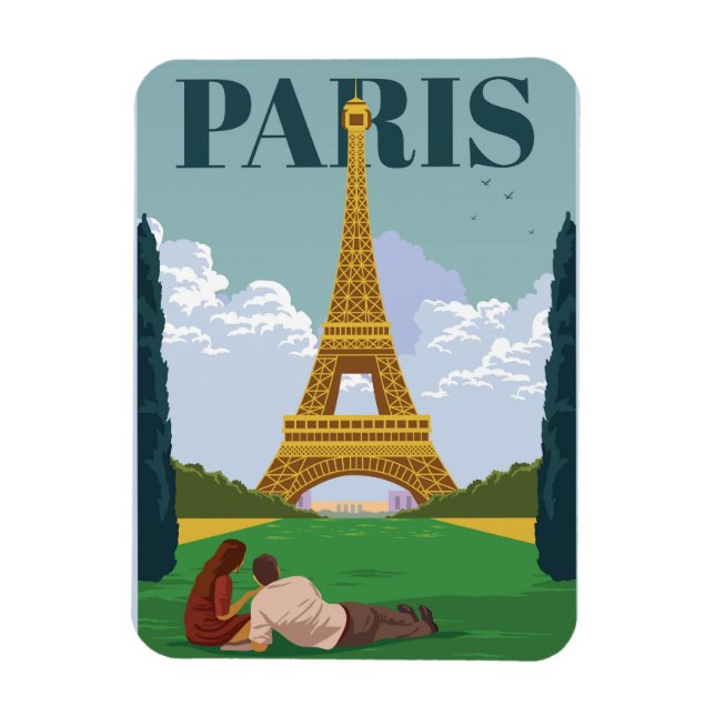 Imán Turismo París (Vertical)