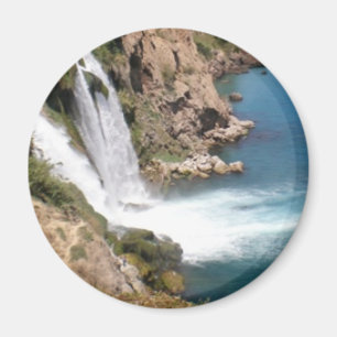 Imán Turkish waterfall Duden in Antalya