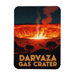 Imán Turkmenistán: Viaje del cráter de gas Darvaza