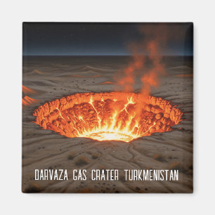 Imán Turkmenistán: Viaje del cráter de gas Darvaza