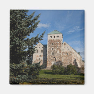 Imán Turku, Finlandia, antiguo castillo de Turun Linna,