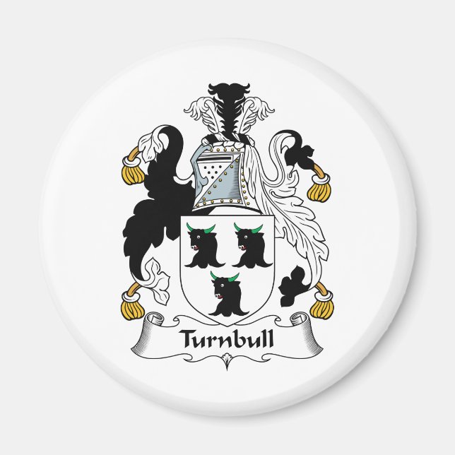 Imán Turnbull Family Crest (Frente)