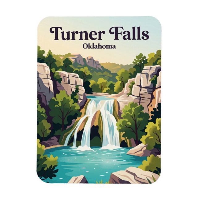 Imán Turner Falls Oklahoma (Vertical)