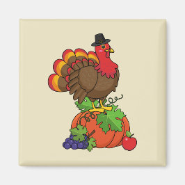 Imán Turquía con la cosecha de Acción de Gracias