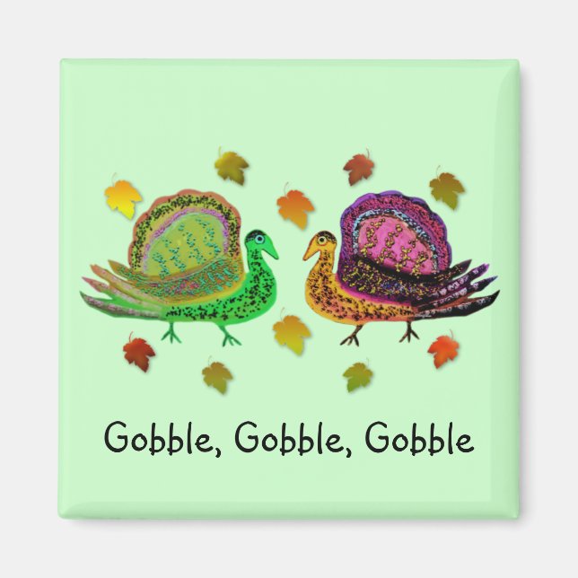 Imán Turquía en otoño deja imanes (Frente)