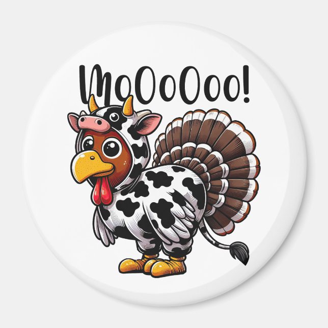 Imán Turquía Moo Magnet (Frente)