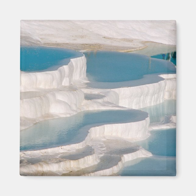 Imán Turquía, Pamukkale Castillo de Algodón). (Frente)