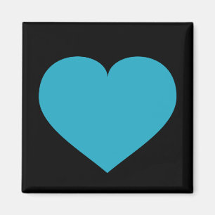 Imán Turquoise heart
