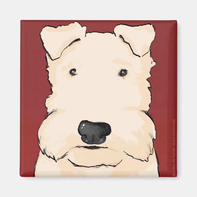 Imán Turrón granate (Frente)