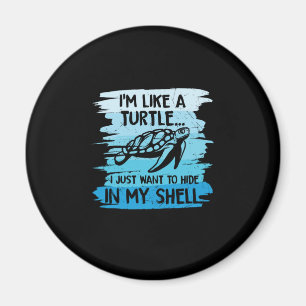Imán Turtle Lover Soy Como Una Tortuga