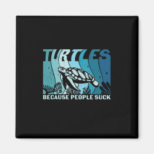 Imán Turtle Lover Tortugas por personas