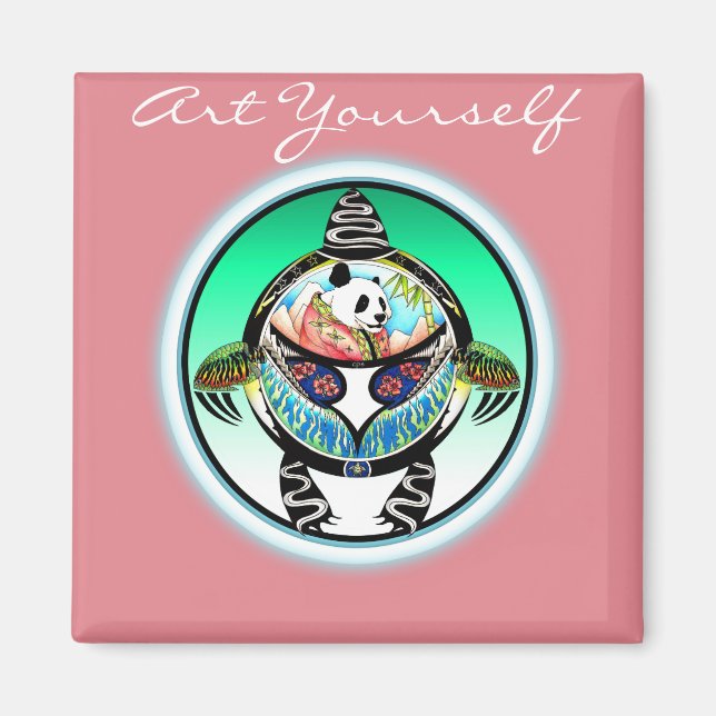 Imán Turtle Panda (Frente)