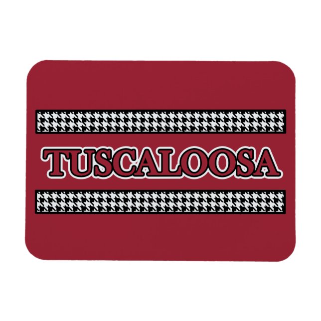 Imán Tuscaloosa Houndstoth - Magnet (Horizontal)