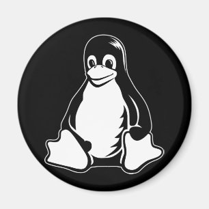 Imán Tux Penguin - (Linux, Open Source, Copyleft, FSF)