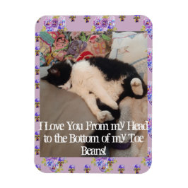 Imán Tuxedo Cat Funny Love You Cita Gatos Magnet