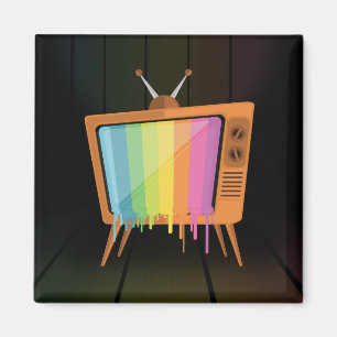 Imán TV arco iris