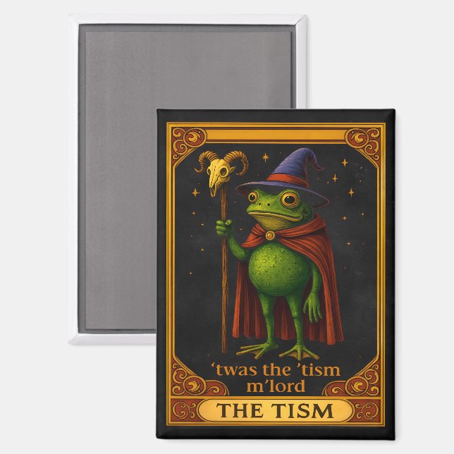 Imán T'was The 'Tism M'Lord Frog Meme Autism Awareness (Anverso/Reverso)