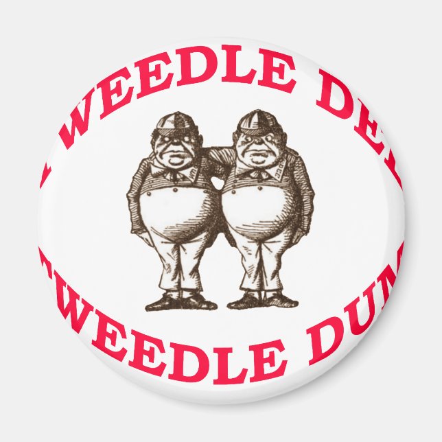 Imán Tweedle Dee & Tweedle Dum (Frente)